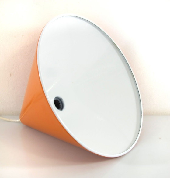 Arne Jacobsen Poulsen lampada da biliardo arancione anni '60 – Louis Poulsen, Lampade a sospensione (photo 5 of 7)