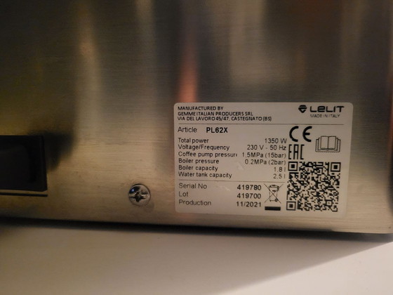 Image 1 of Macchina da caffè Lelit PL62X dall'Italia