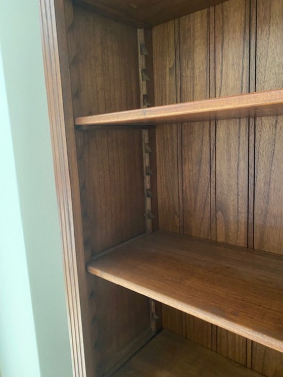 Image 1 of Massief mahonie boekenkast