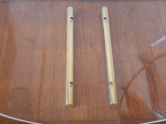 Image 1 of Portariviste in acrilico e ottone massiccio, Italia anni '70