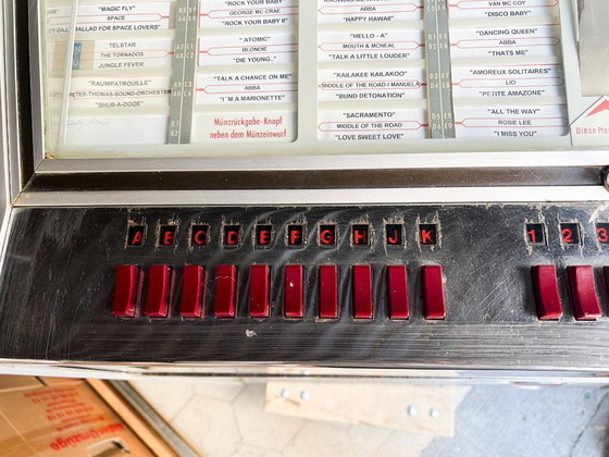 Image 1 of Wurlitzer Lyric FLS Jukebox / Musikbox / Vintage 1960s/70s / Fully Working / Coin Operated / Vinyl Record Player + Records