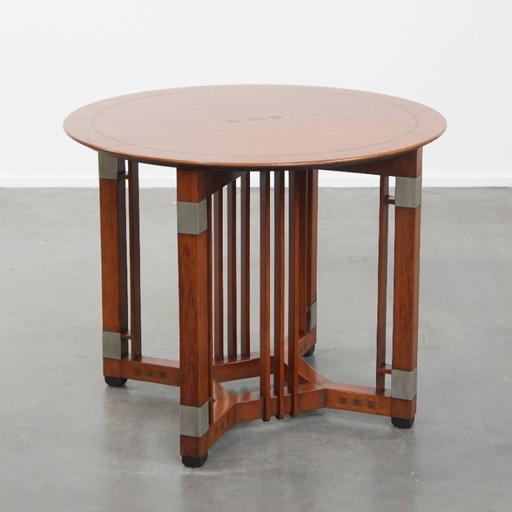 Mesa auxiliar/de centro redonda de diseño Art Déco Schuitema de la serie Decoforma