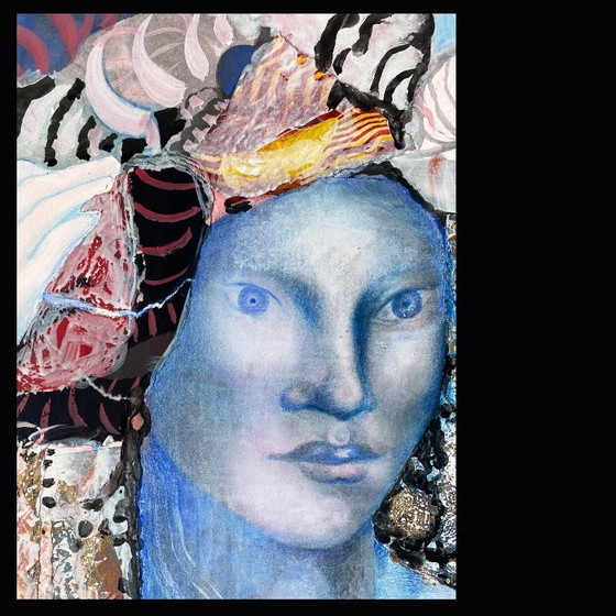 Image 1 of Erotic expressionist portrait of N. Boéri Véfour. France, 1960s