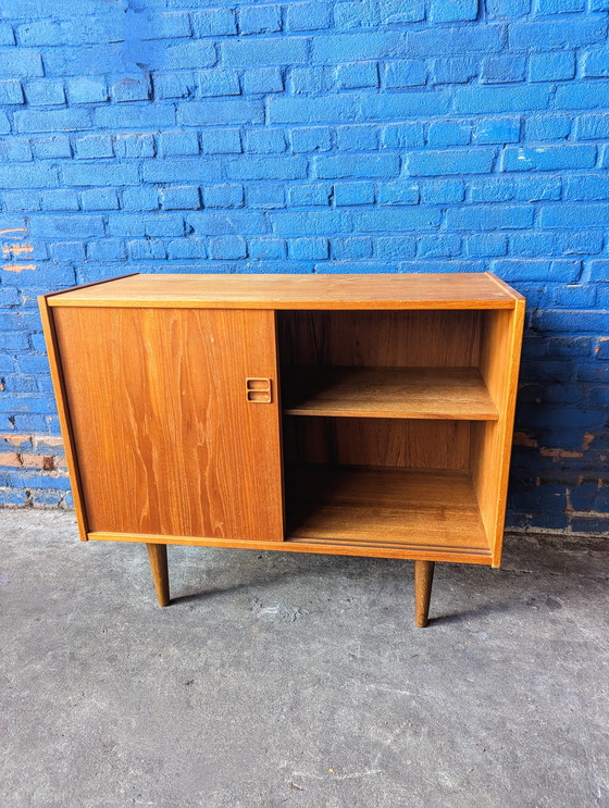 Image 1 of Vintage teak cabinet/ sideboard - Denmark 1960s