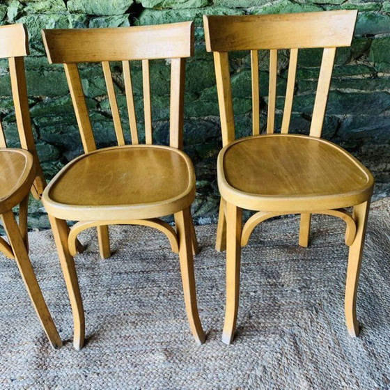 Image 1 of Juego de 4 sillas de bistró