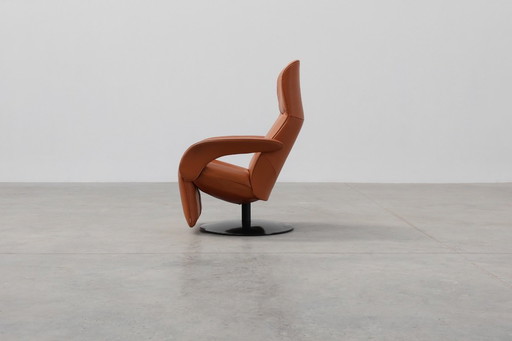 Vintage Jori Symphony relax chair in brick terra leather