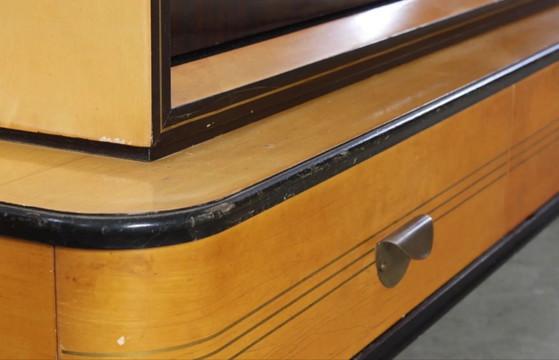 Credenza vintage anni '50 di Musterring Highboard Vetrina Bar Cassettiera – Credenze, Wood (photo 16 of 17)