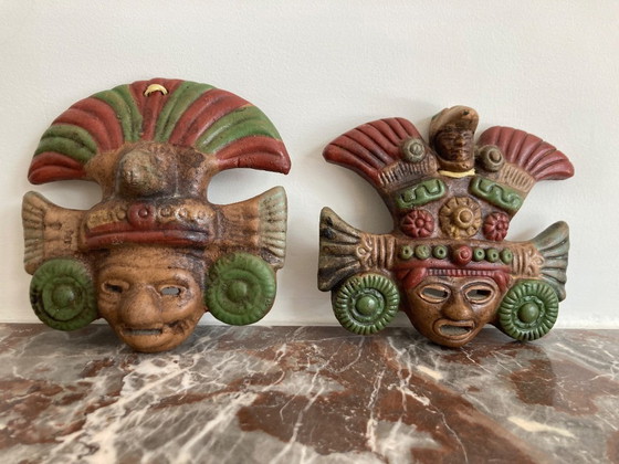 Aardewerk Maskers – Wanddecoratie, Ceramic (photo 5 of 9)