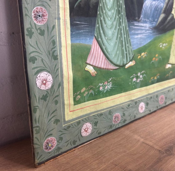 Image 1 of Pintura Pichwai muy grande 110 cm x 80 cm