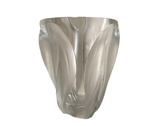 Image 1 of Vintage Lalique Ingrid kristallen vaas - Groot Frans kristallen glazen kunstwerk als pronkstuk