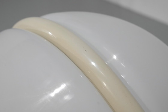 Lampada da terra moderna con paralume a cupola crema, Martinelli Luce, Lampade da terra, Metallo (foto 10 di 15)