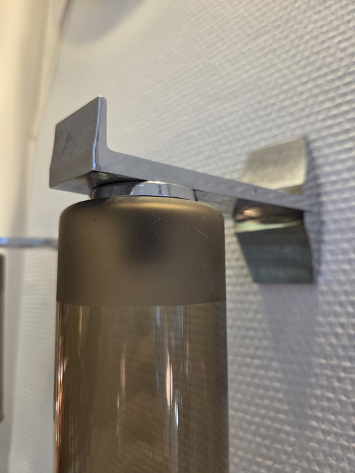 Paire d’Appliques Chromées 60/70