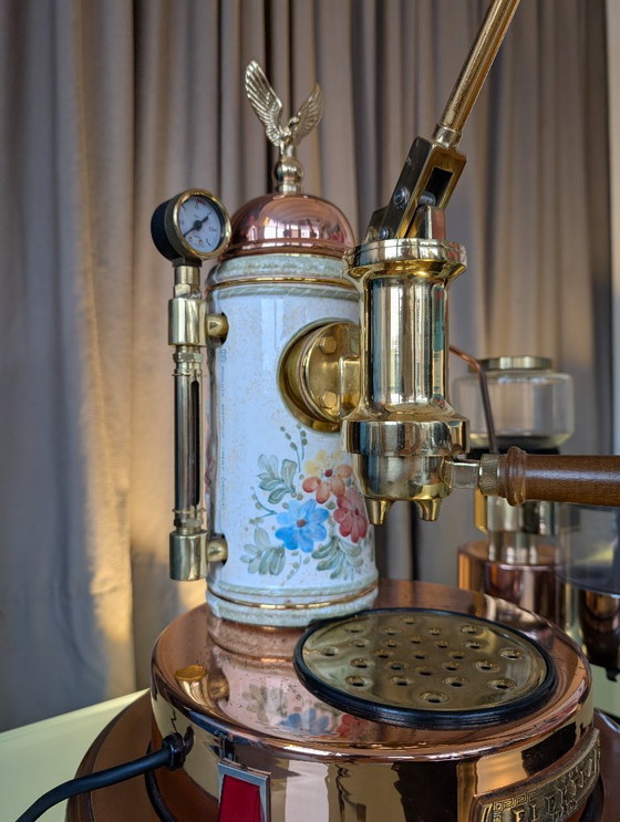 Image 1 of Elektra Micro Casa Lever S1 + macinacaffè Elektra + base Elektra SB + tazze Playa in acciaio inox