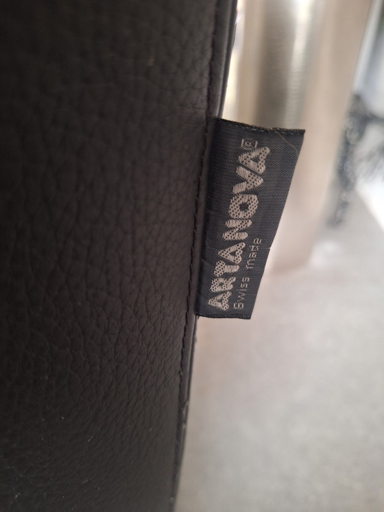 Artaova Black Leather Sofa with Corner and Chaise Longue – Artanova, Modular sofas (photo 6 of 15)