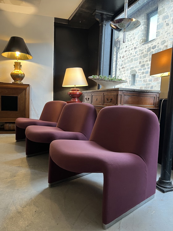 Image 1 of Juego de 3 sillas Alky de Giancarlo Piretti 1970