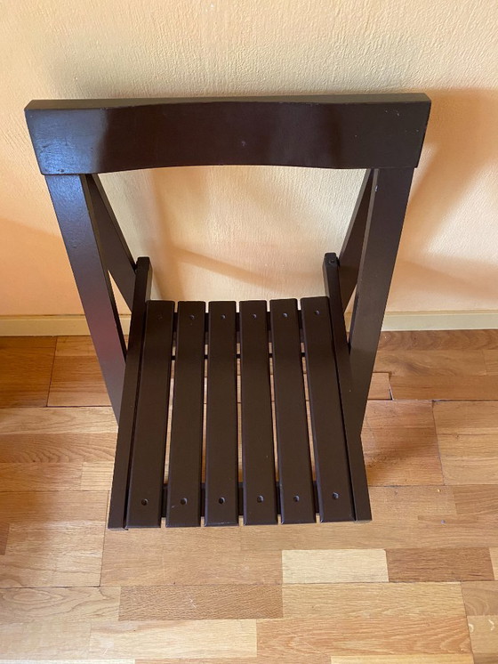 Image 1 of klapstoel vintage Aldo Jacober Trieste van Alberto Bazzani