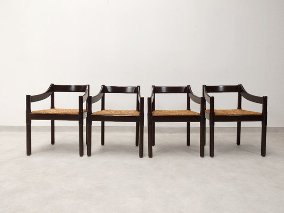 Sillas Cassina Carimate - ratán marrón – Sillas de comedor, Wicker, Vintage (photo 5 of 29)