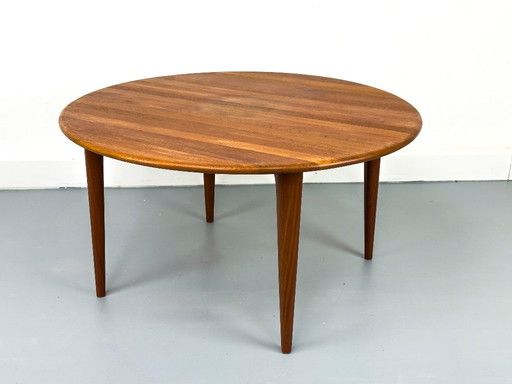 Circular Teak Coffee Table from Mikael Laursen, 1960s
