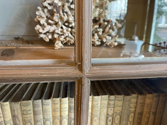 Image 1 of Display cabinet, china cabinet, collection cabinet with drawer, French antique