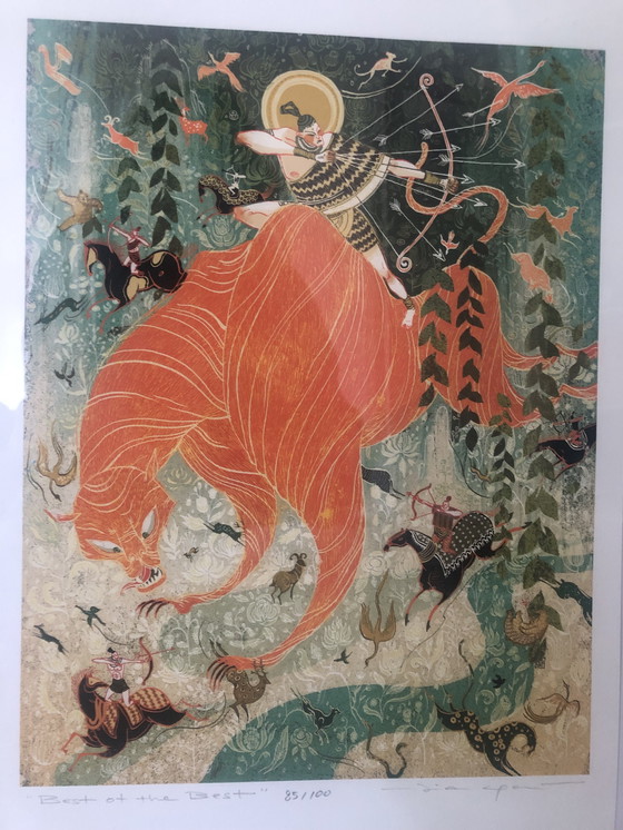 Image 1 of Stampa giclée dell&#39;acquaforte Victo Ngai 13&quot;x19&quot;