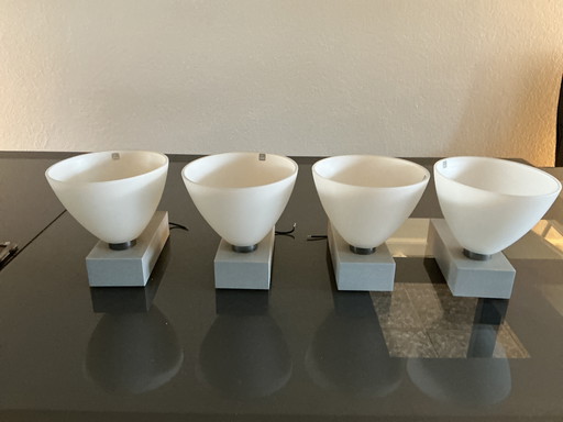 4 x Oligo witte wandlampen