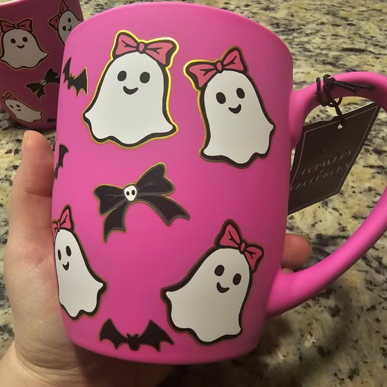 Image 1 of Tazza di cristallo minerale in resina Tazza da caffè in cristallo minerale viola