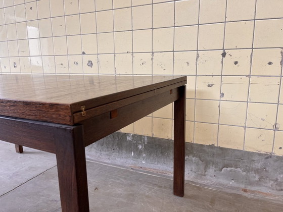 Image 1 of tavolo da pranzo vintage allungabile in wengé