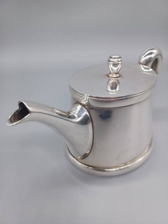 Image 1 of Tetera de plata Art Déco con sello Durousseau & Raynaud Lyon circa 1920.