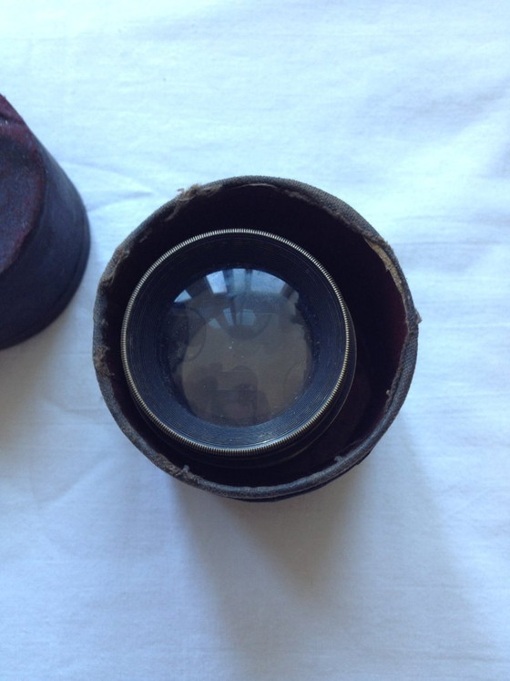 Image 1 of OBIETTIVO VINTAGE DEROGY PER FOTOCAMERA, N. 3 IN OTTONE