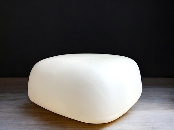 Minimalist white opaline glass pill flush mount light wall or ceiling lamp, Ceiling lights, Minimalisme (photo 3 of 7)