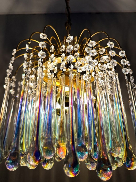 Image 1 of Vintage Teardrop Chandelier
