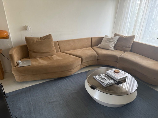 Rolf Benz modular couch in ultra rare suede 