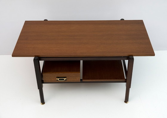 Image 1 of Tavolino da caffè italiano in mogano Ico Parisi, 1950, metà del secolo scorso