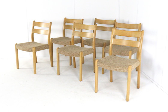 Image 1 of 6x EMC Mobler Stühle Dänischer Jahrgang