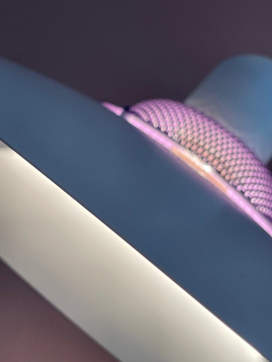 Image 1 of Jeka vintage Deens design LAMP Mid Century wit paars