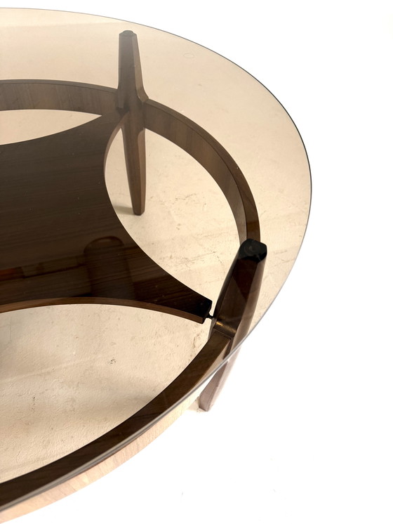 Image 1 of Tavolino da caffè vintage in noce, anni '60