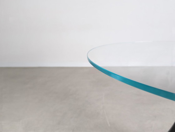 Image 1 of Tavolo da pranzo moderno in vetro originale Rolf Benz Design, rotondo