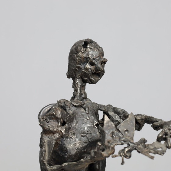 Image 1 of Figure debout expressive d'Anthony Binstead, Belgique, années 1980