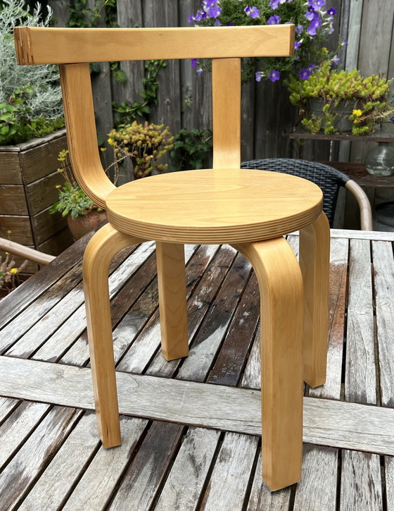 Image 1 of Sedia per bambini in compensato vintage - Stile Alvar Aalto | Svezia, anni '70