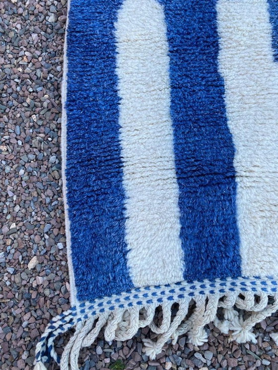 Image 1 of Handgefertigter Läuferteppich 300 cm x 70 cm