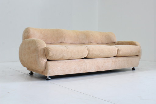 Vintage italienisches beige Sofa 1970er