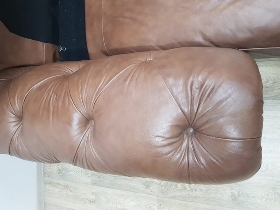 Divano Chesterfield stile Mid-Century in pelle – Sofà, Leather, Mid Century Modern (photo 11 of 22)