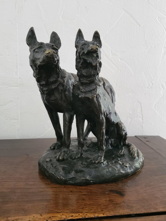 Image 1 of Scultura - Gruppo in bronzo - Firmato Laplanche - XIX secolo (rif. 3759)