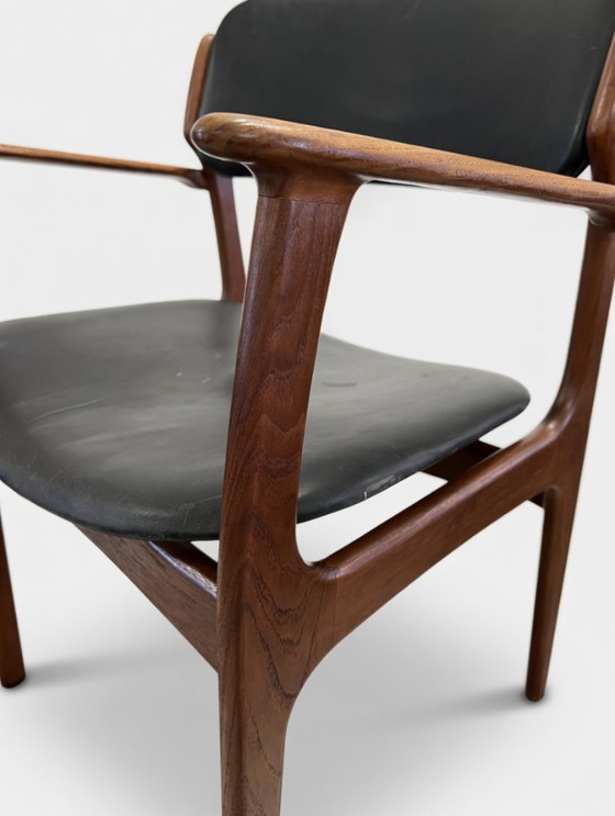 Image 1 of Silla de capitán Erik Buch de palisandro, modelo 50