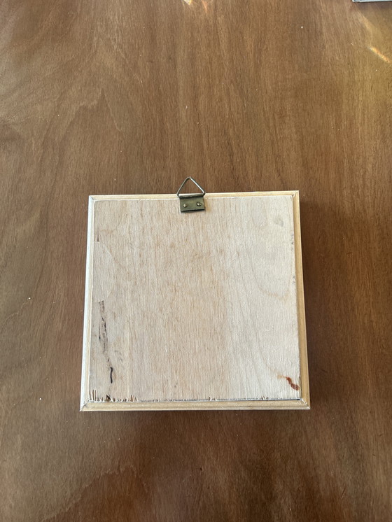 Image 1 of Set van 2 Antieke Delftse Tegels (18e Eeuw) - Vliegeren & Landschap