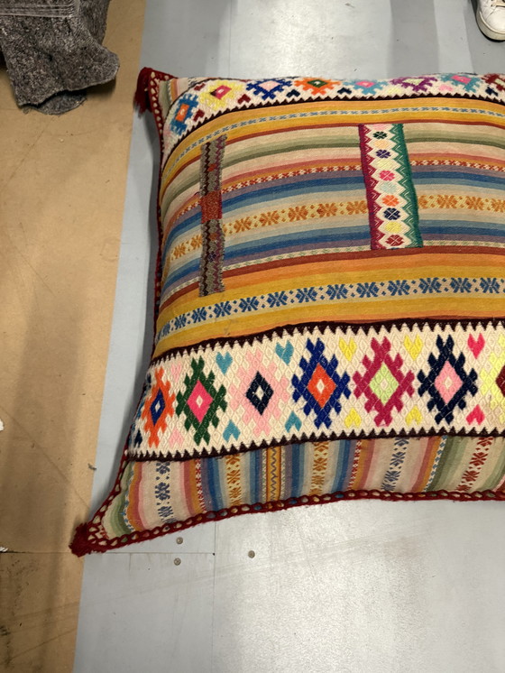 Image 1 of #Bohèmien Style#, Bont Vloerkussen, 85x85