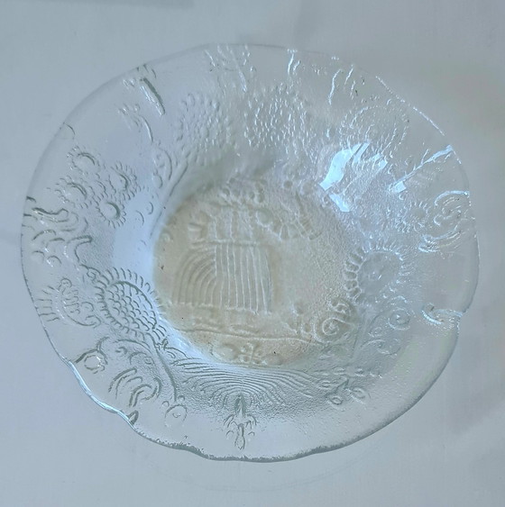 Ciotola in vetro Kosta Boda, design Dalom di Göran Wärff, ciotola vintage svedese in vetro artistico anni (photo 9 of 14)