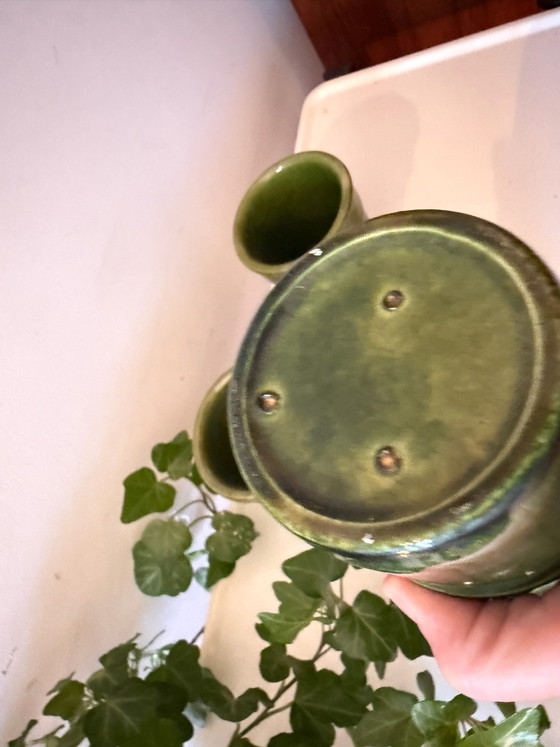 Lot de 3 tasses à café Mid Century, Vaisselle, Céramique, Vert (photo 3 sur 5)