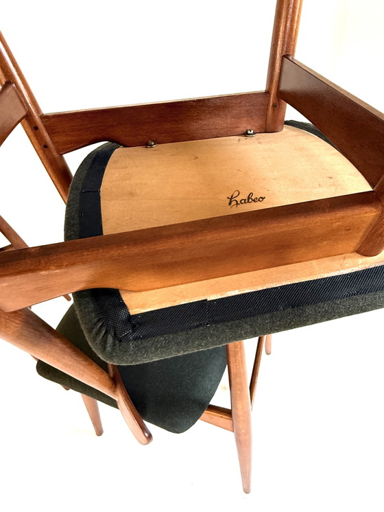 Image 1 of 6 sedie da pranzo restaurate, Habeo '60