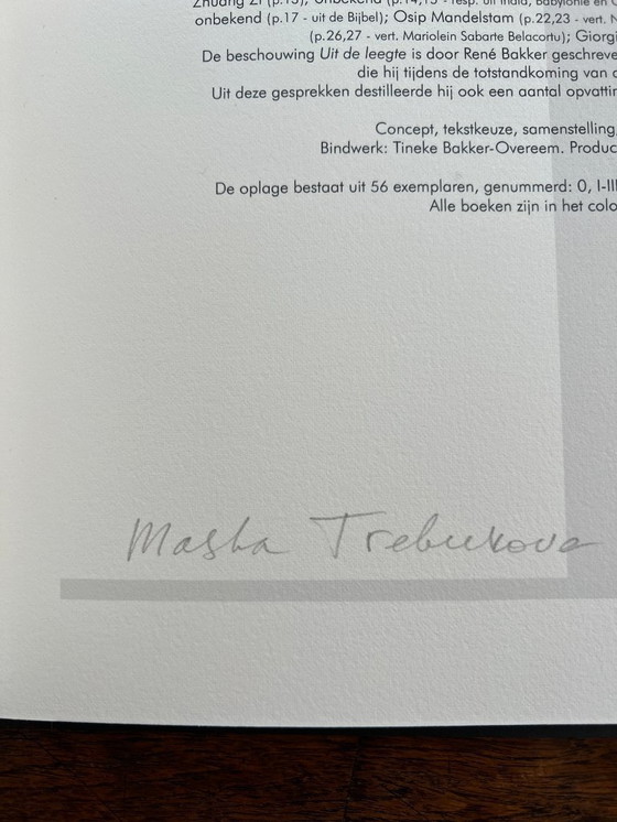 Image 1 of Masha Trebukova – Out of the Void | Bibliophile edition with monoprints | Atalanta